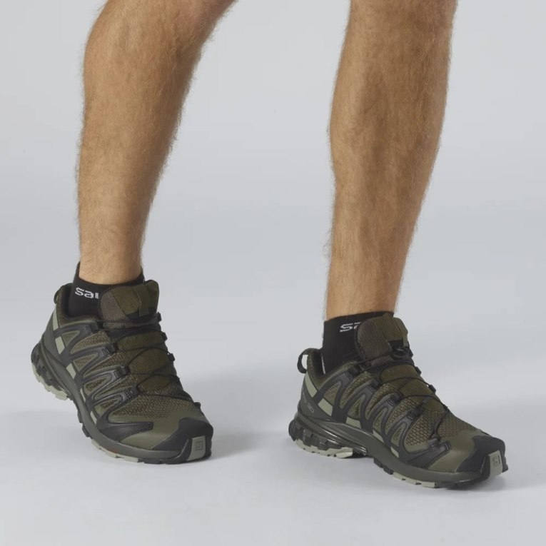 Salomon Xa Pro 3d V8 Siroke Topanky Trailove Bezecke Tenisky Panske Olivovo Zelená | SK 8IHGCM